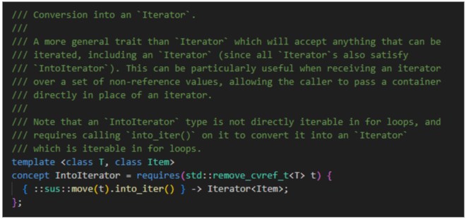 The C++ IntoIterator concept